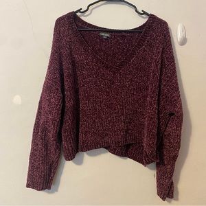 Wild Fable Chenille Cropped Sweater